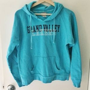 Champion GV Lakers Womens Hoodie Sz M Teal Blue